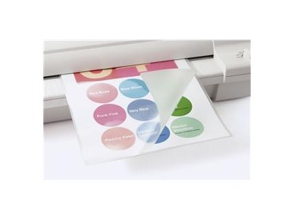 Laminovaci folie vzorek s