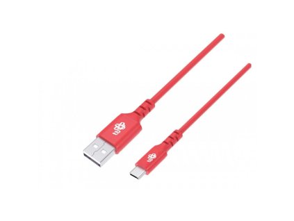 tb kabel usb usb c 1m silikonowy czerwony s