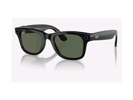 meta ray ban wayfarer ai bryle shiny black g15 gre s
