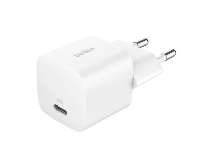 BELKIN 25W USB PD nabíjecí adaptér bílý