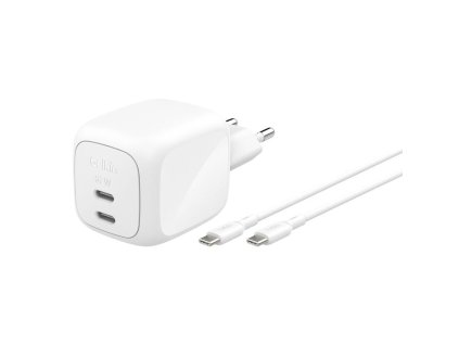 BELKIN BOOSTCHARGE 67W 2 porty bílý + 2m USB-C kabel