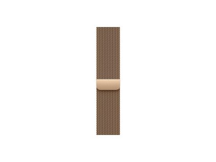 apple watch series 10 gold milanese loop flat crop s