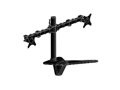 iiyama - dvojitý stolní stojan