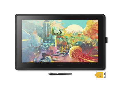 Cintiq 22 Overhead View pen below s