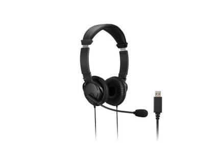 HiFi USB sluchátka s mikrofonem a tlačítky