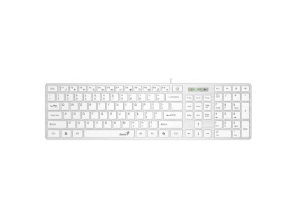 GENIUS Slimstar 126 klávesnice + Copilot bílá