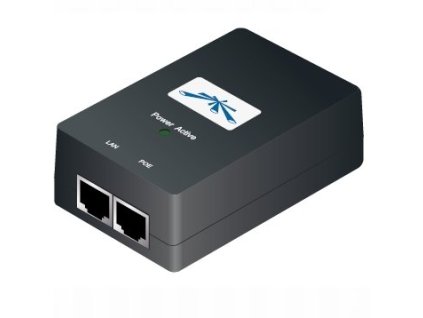 Ubiquiti POE-24, Gigabit PoE adpt.24V/1A (24W) vč. kabelu