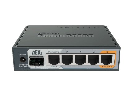 Mikrotik RB760iGS 880MHz,256MB RAM, 5x LAN, ROS L4