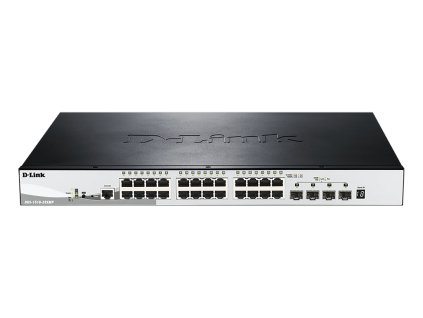 D-Link DGS-1510-28XMP 28-Port Gigabit Stackable POE Smart Managed Switch including 4x 10G SFP+