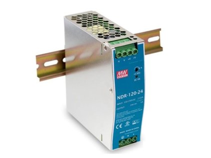 MEANWELL - NDR-120-24 - Průmyslový napájecí zdroj 24V 120W na DIN