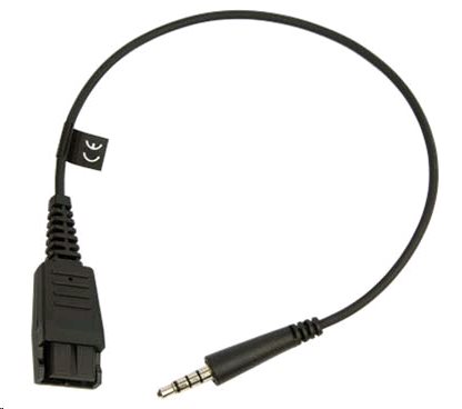 Jabra Cord (PC), QD-Jack 3,5mm, Blackberry, Iphone