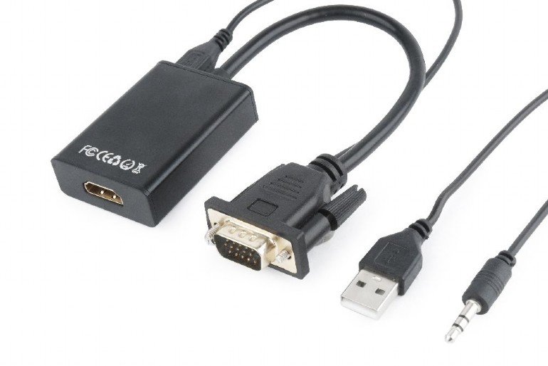 GEMBIRD Redukce VGA - HDMI, 0,15m, M/F