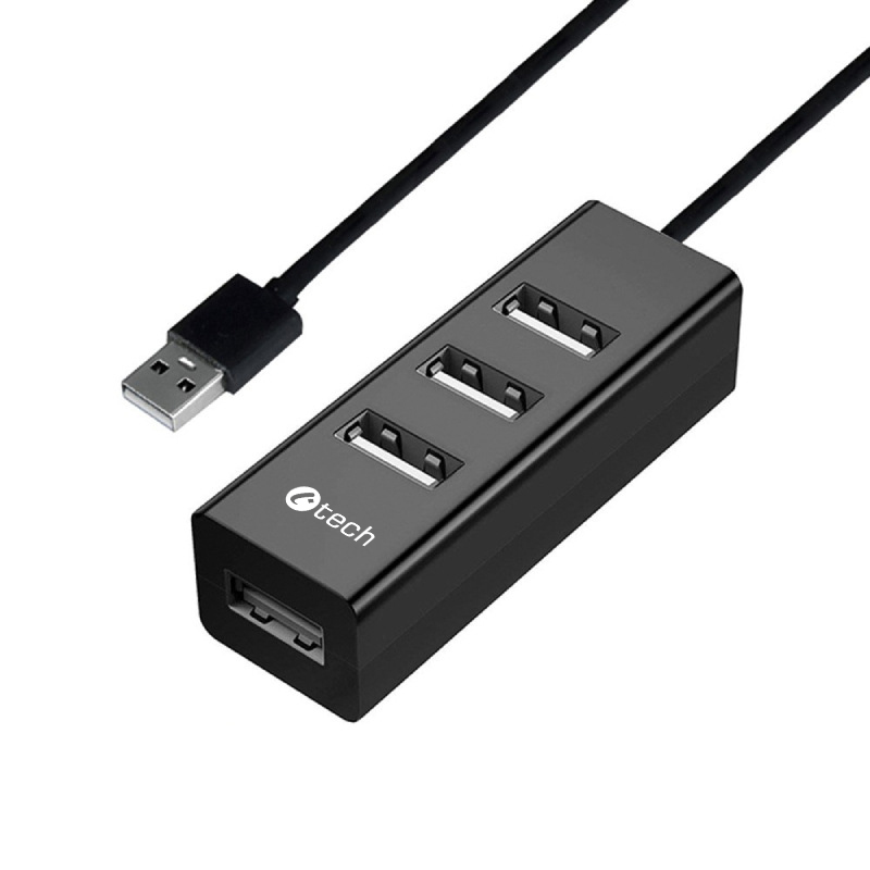 HUB USB C-tech UHB-U2, 4x USB 2.0