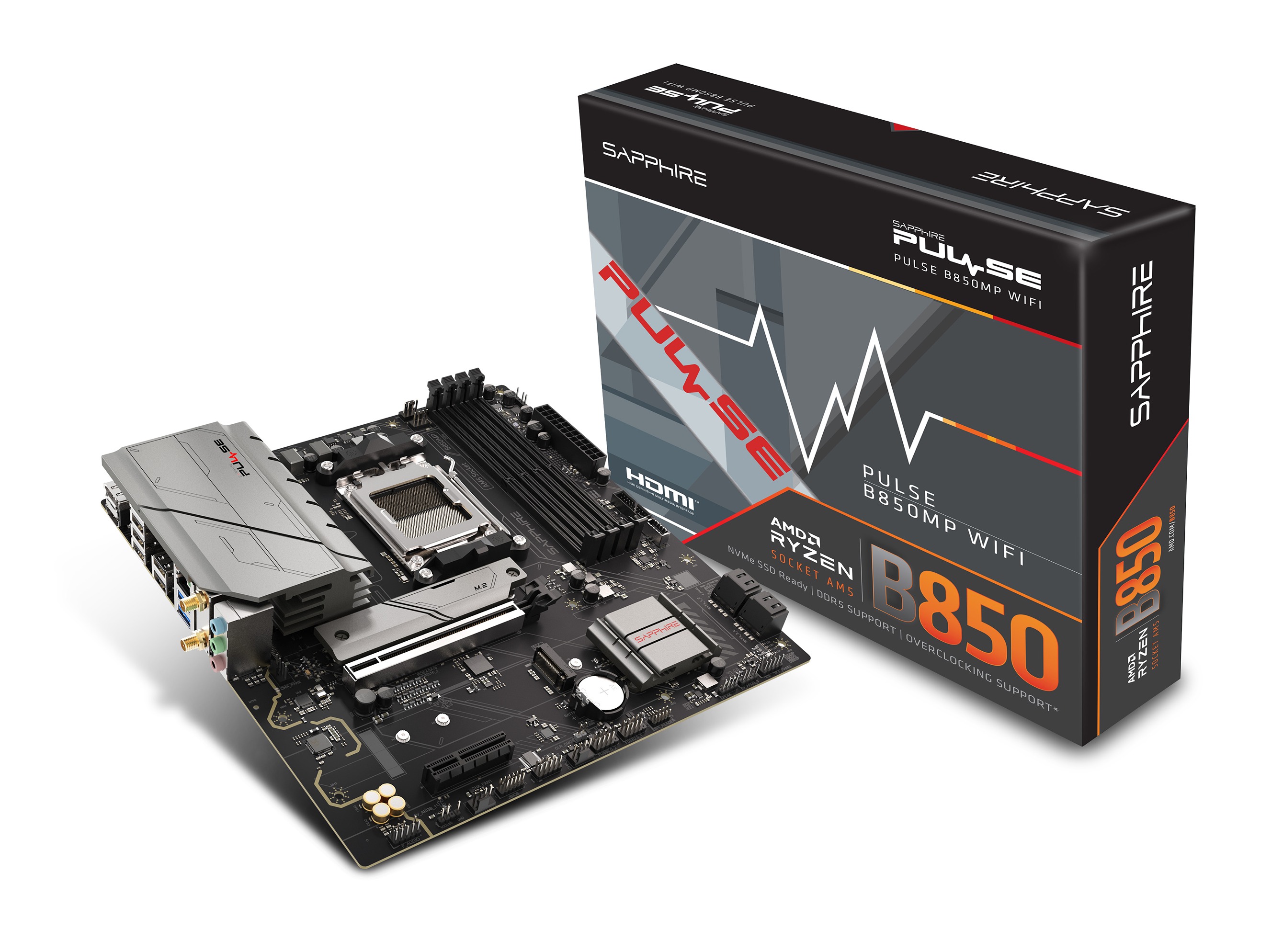 SAPPHIRE PULSE B850M WIFI/AM5/mATX