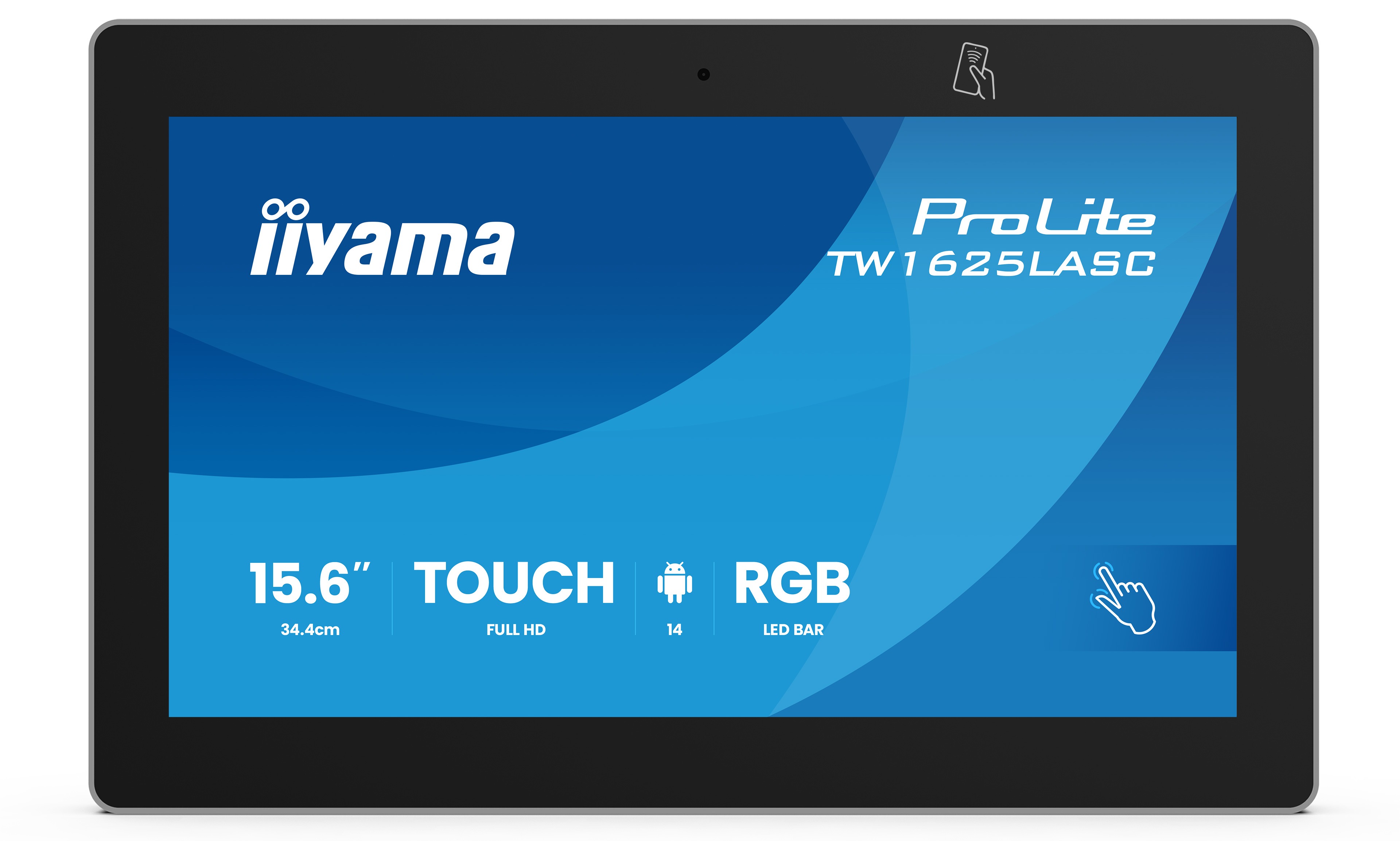16" iiyama TW1625LASC-B3PNR:IPS,FHD,Android,NFC,PO