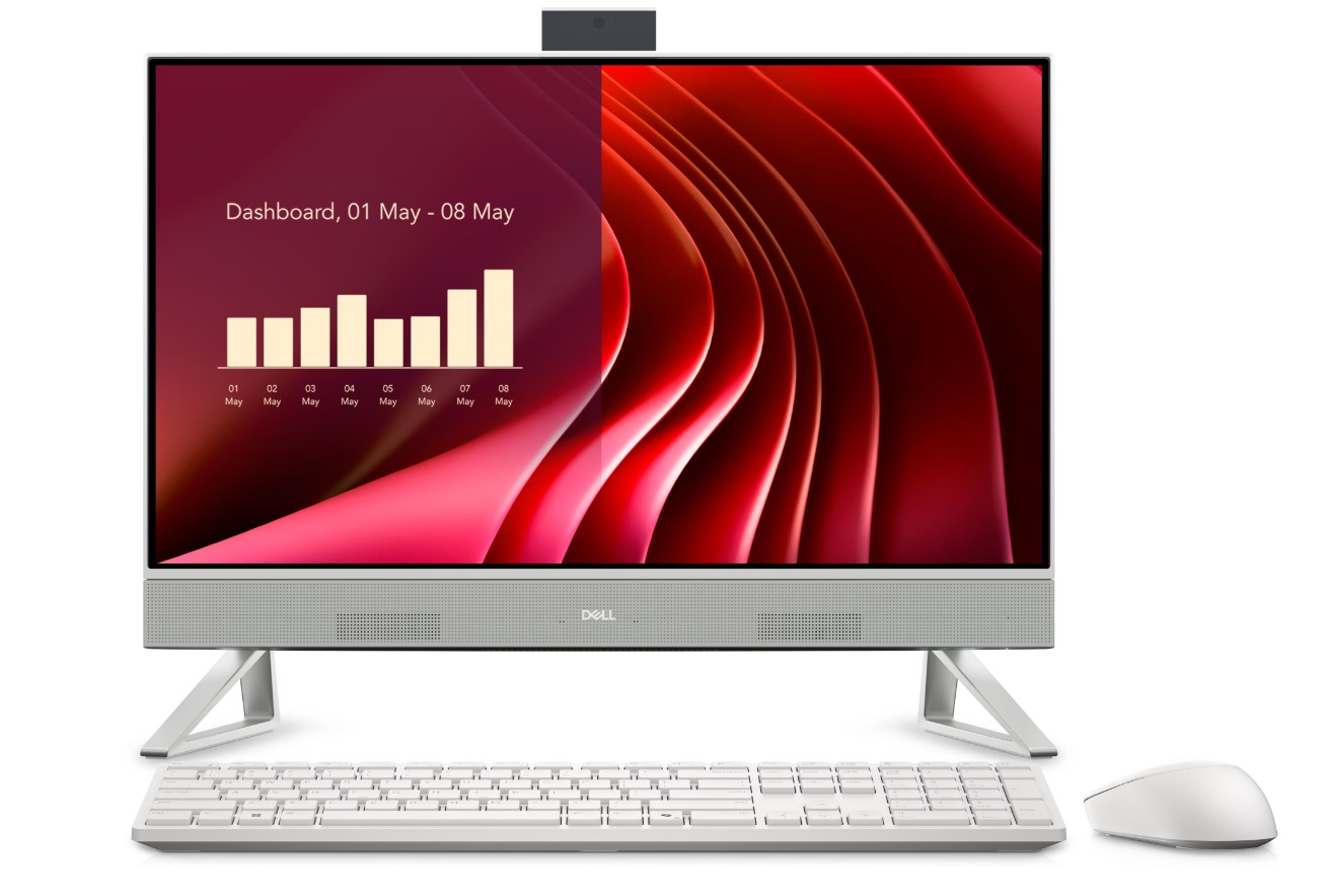 Dell/24 All-in-One EC24250/23,8"/FHD/T/7-150U/16GB/1TB/Intel int/W11P/Bílá/3ROn-Site