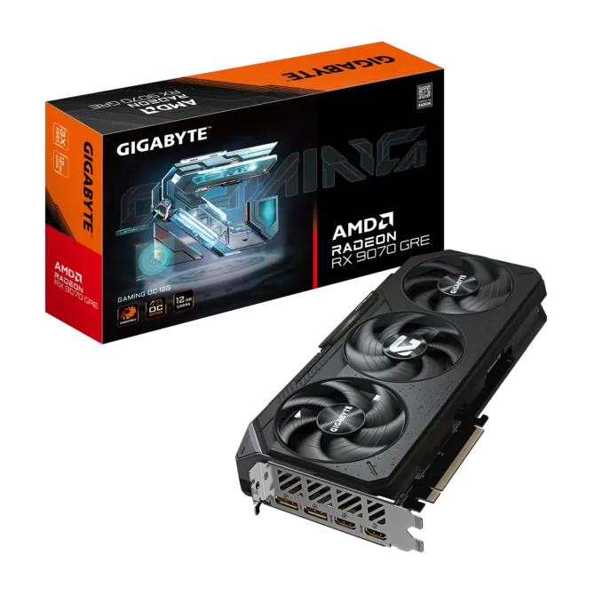 GIGABYTE Radeon RX 9070 GRE/Gaming/OC/12GB/GDDR6