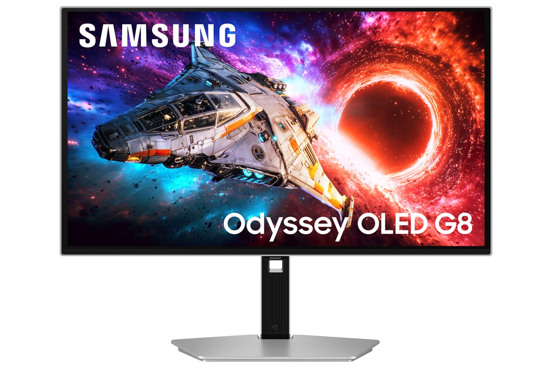 Samsung Odyssey OLED G8/LS27HG800SUXEN/27"/OLED/4K UHD/240Hz/0,03ms/Stříbrná/2R