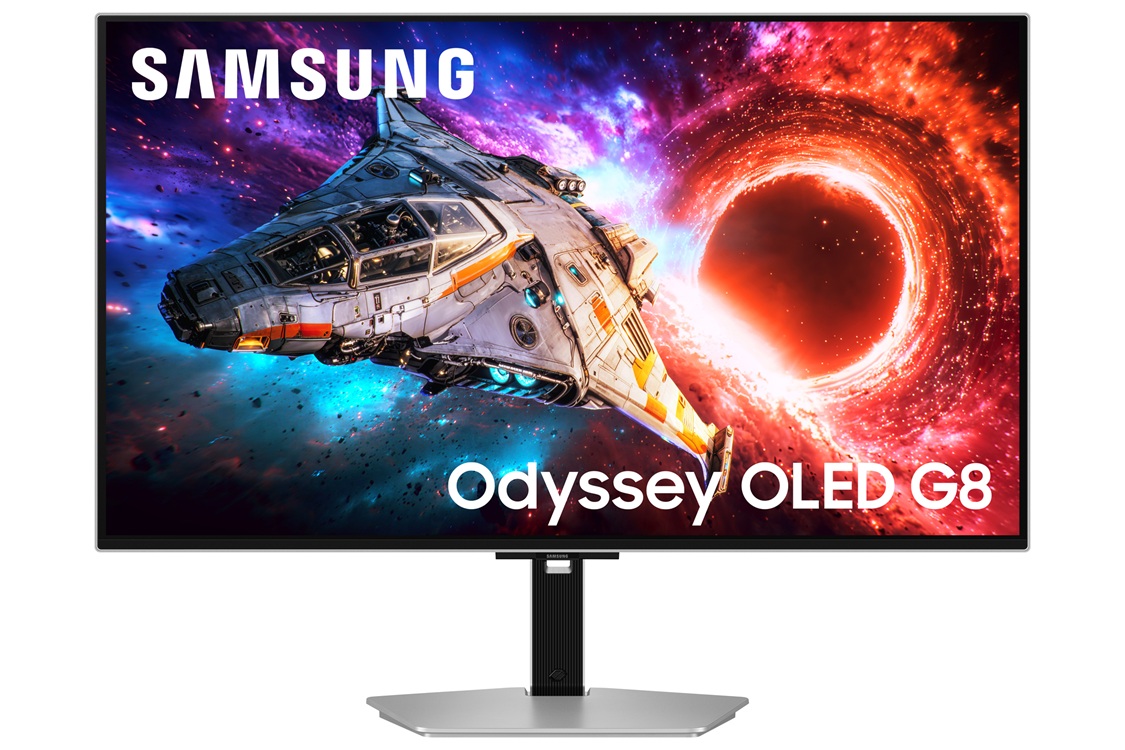 Samsung Odyssey OLED G8/LS32HG800SUXEN/32"/OLED/4K UHD/240Hz/0,03ms/Stříbrná/2R