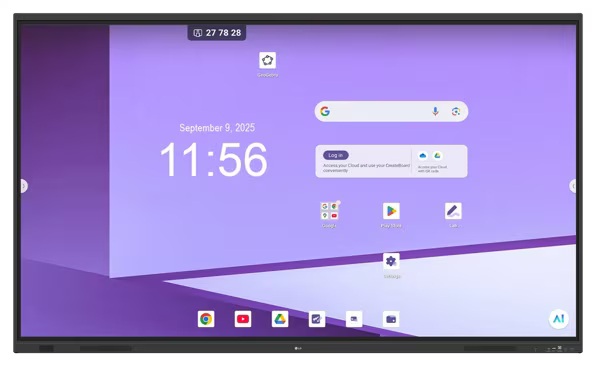 86" LG LED 86TR3DQ-B - UHD,400cd, Android 14,16/7