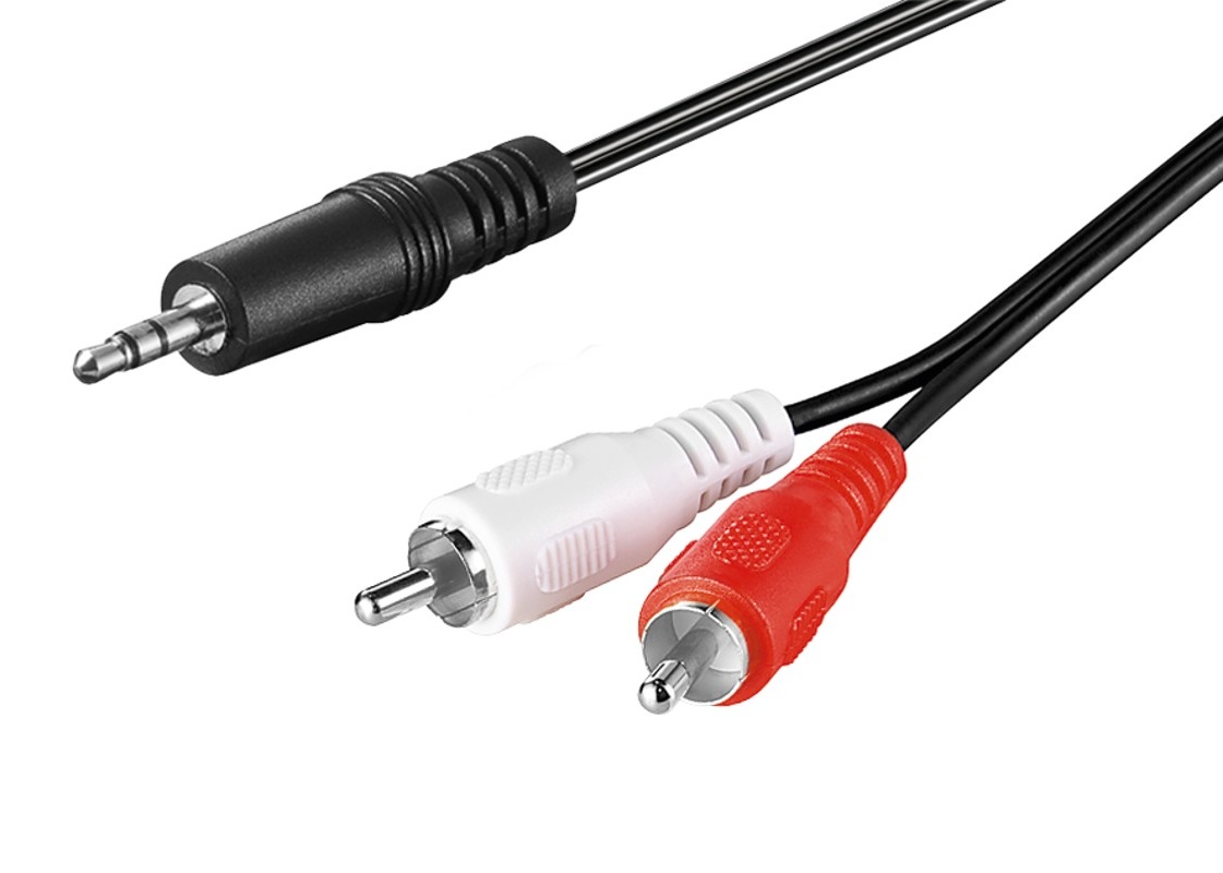 PremiumCord Kabel Jack 2.5mm-2x CINCH M/M 2m
