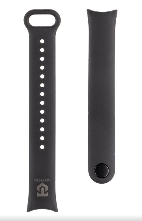 Tactical 846 Silikonový Řemínek pro Xiaomi Smart Band 8/9/10 Black