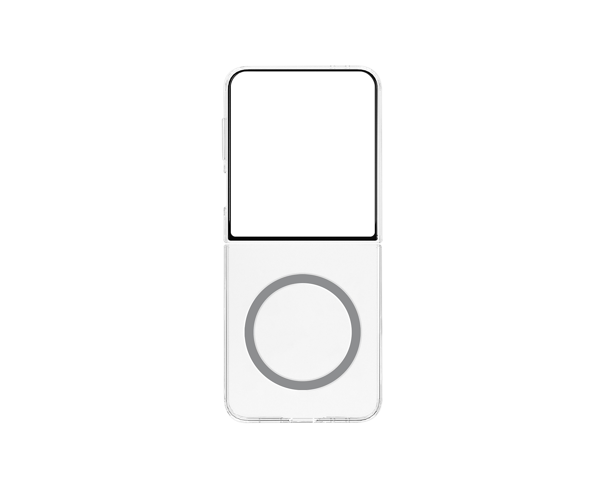 Samsung Průhledný kryt s magnetickým úchytem Flip7 Transparent