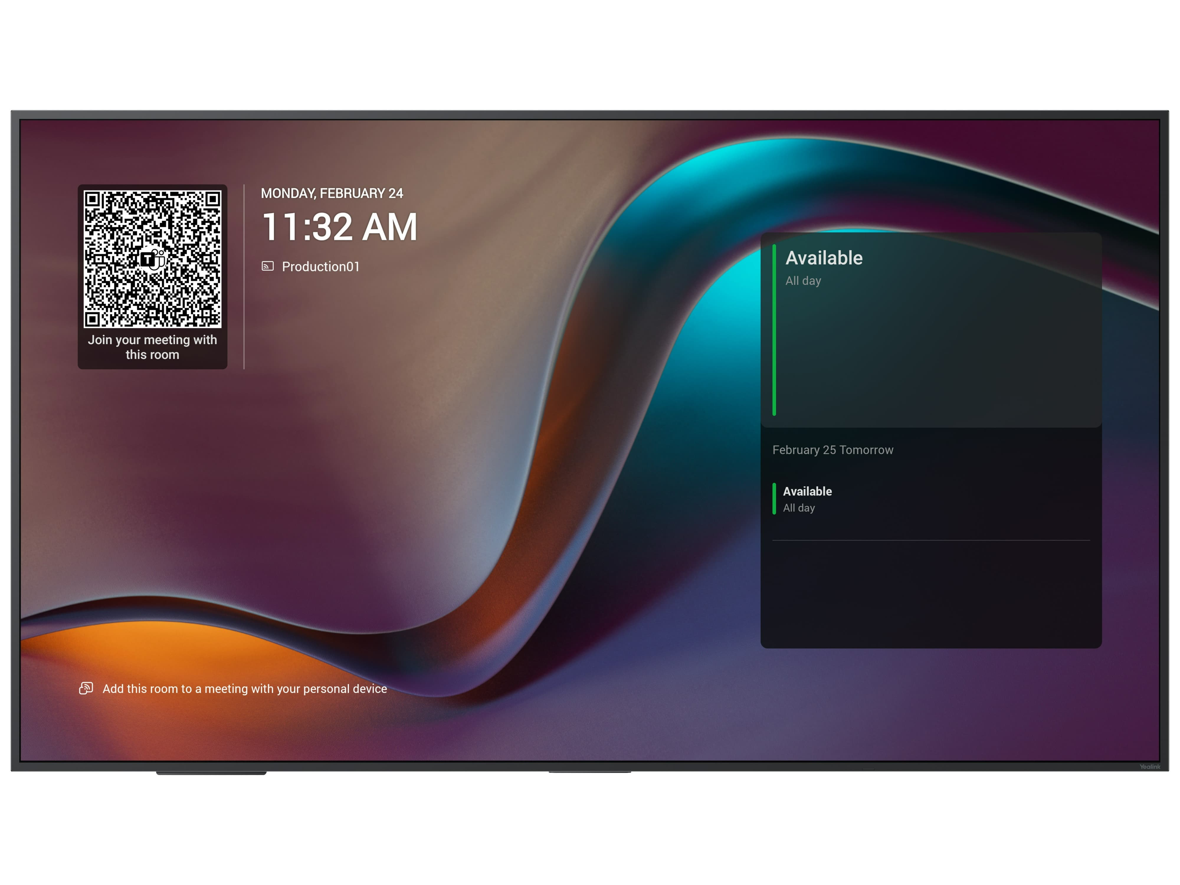 Yealink MeetingDisplay 86, Ultra HD, 4K, IPS,