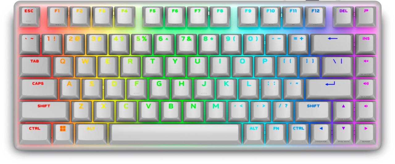 Alienware/Bezdrátová USB + Bluetooth/IE layout/Bílá