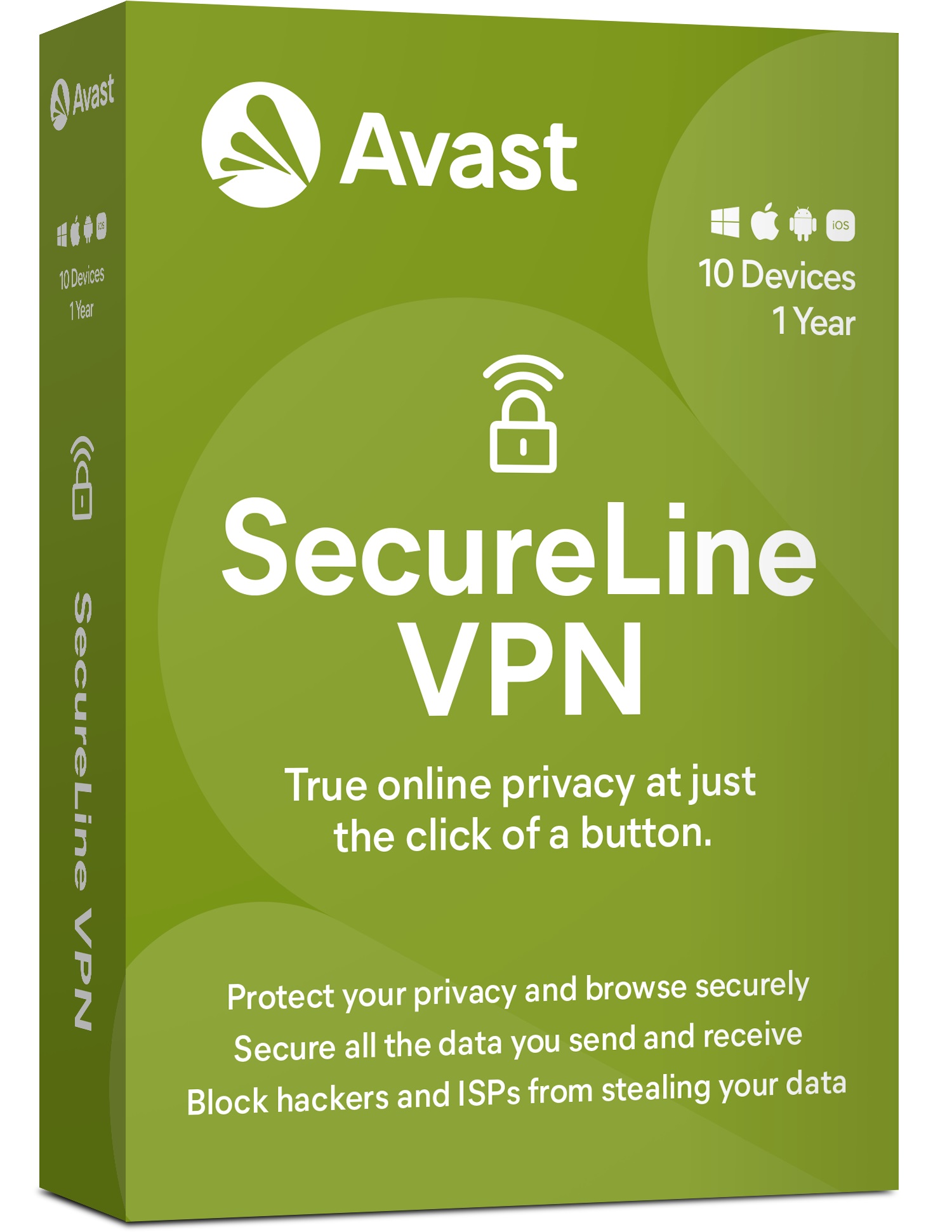 Avast SecureLine VPN Multi-device up to 10 device 1Y