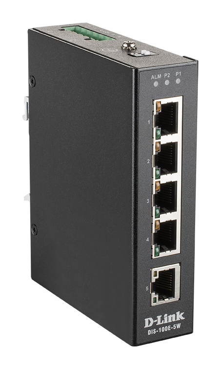 D-Link DIS-100E-5W Industrial 5 port Unmng switch
