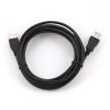 Kabel USB A-A 3m 2.0 prodlužovací HQ Black