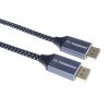 PremiumCord DisplayPort 1.4 přípojný kabel, kovové a zlacené konektory, 1m