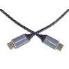PremiumCord DisplayPort 1.4 přípojný kabel, kovové a zlacené konektory, 1,5m
