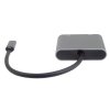 PremiumCord MST adaptér USB-C na HDMI + VGA, rozlišení 4K a FULL HD 1080p