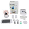 EVOLVEO Baby Monitor N5 - Set videochůvičky s 360° dohledem, obousměrnou komunikací a ukolébavkami,