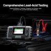 TOPDON Tester autobaterií BT600P/3,5" displej/5200mAh/6V,12V,24V