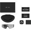 meta oakley vanguard prizm black lenses white frame image1 big ies2224507