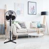 Platinet PSF1616B stojanový ventilátor 40 cm, oscilace, černá