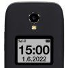 EVOLVEO EasyPhone FS, vyklápěcí telefon 2.8" pro seniory s nabíjecím stojánkem (černá barva)