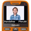 EVOLVEO EasyPhone XR, mobilní telefon pro seniory s nabíjecím stojánkem, oranžový