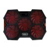 EVOLVEO Ania 14, chladicí podstavec pro notebook, červené podsvícení