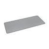 logitech desk mat studio series corner view mid grey
