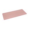 logitech desk mat studio series corner view dark rose