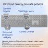Microsoft Surface Keyboard (2. edice)/Bezdrátová Bluetooth/CZ-SK layout/Šedá