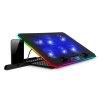 EVOLVEO Ania 9, chladící podložka pod notebook, 6x ventilátor, RGB obvodové podsvícení