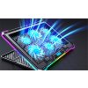 EVOLVEO Ania 9, chladící podložka pod notebook, 6x ventilátor, RGB obvodové podsvícení