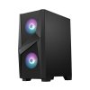 MSI MAG FORGE 100R/Midi Tower/Transpar./Černá