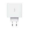 TRUST MAXO 65W 2P USB-C CHARGER WHT