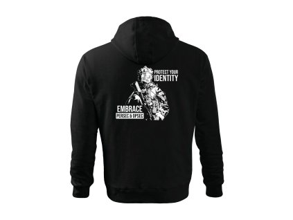MIKINA IDENTITY BLACK